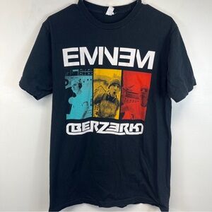 Eminem Band Tee TShirt Black Rap Tee Vtg Y2Ks Cyber Hip Hop 2013 Berserk Fit M